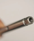 Close-up of the end of a Heavy Duty 9 Inch Collet Extension For Die Grinders showing its gripping mechanism.