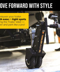 No Sweat Drill Powered Trailer Dolly With 10000 Lbs Capacity And Smart Auto Brake For Rv Boat Haulers Heavy Duty Rig Handler in use.