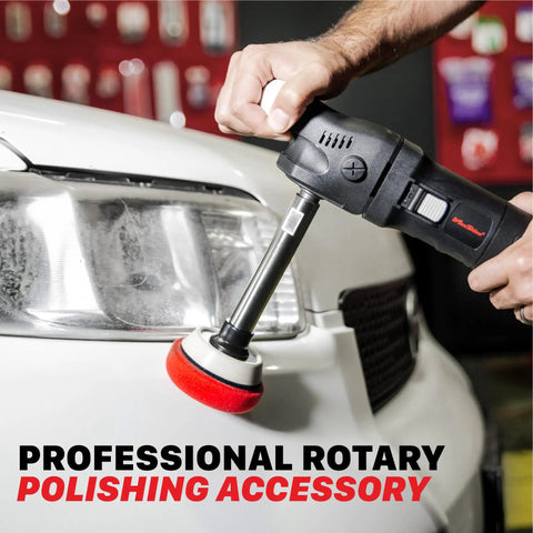 Universal Stainless Steel Rotary Extension Shaft Set 2in 3in 5in for Polisher and Angle Grinder Five Eighths Inch Spindle Reaches Tight Spots