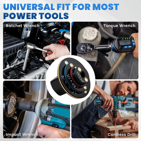 Check Out This Low Profile Impact Socket Adapter Set With Four Pieces To Go From 1/4 Inch All The Way Up To 1 Inch. These Heavy Duty Magnetic Drive Ratchet Adapters Are Totally Sweet For Tight Spots And Make Your Tools Work Like A Charm Every Time You, universal fit for ratchet, torque wrench, impact wrench and cordless drill