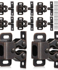 Double Roller Catch Cabinet Latches Set For Cupboard Drawer Closet Tough Built To Last Spring Ball Hardware 8 Pack