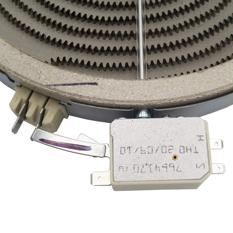 8 Inch Electric Range Radiant Burner Element Replacement For Model Specific Ranges Not Universal, ceramic heat element close-up