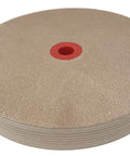 Leather Honing Wheel For 6 Inch Bench Grinders And Polishers, Durable Stacked Leather Buff Wheel 3/4 Inch Thick, Easy Mount To 6 Inch Spindle