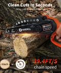Compact 6 In Cordless Chainsaw Packs Serious Brushless Punch For No Sweat Tree Trimming And Limb Lopping securing clean cuts in wood.