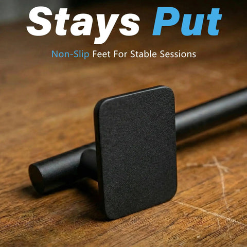 Round Metal Fingerboard Slide Rail For Skating Tricks, 11 Inches Long With Non Slip, Sturdy Base For Smooth Sliding, tough steel