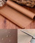 Eight Sheets PTFE Teflon Sheet For Heat Press Transfers Non Stick Heat Resistant Craft Mat 11.8 by 15.7 Inches on table