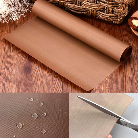 Eight Sheets PTFE Teflon Sheet For Heat Press Transfers Non Stick Heat Resistant Craft Mat 11.8 by 15.7 Inches on table