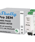 Heavy Duty 3 Phase Smart Energy Meter Slick Setup For Precise Two Way Power Tracking Din Rail Mount with Wi-Fi and LAN.