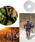 Freewheel Spoke Protector And Spoke Covers For Mountain Bikes, Chain Guard, Flywheel Guard, 2 Pack, Transparent Bike Wheel Guard