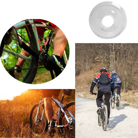Freewheel Spoke Protector And Spoke Covers For Mountain Bikes, Chain Guard, Flywheel Guard, 2 Pack, Transparent Bike Wheel Guard