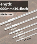 ER4047 Aluminum Welding Rod 1m High Silicon Filler Wire for Cast Aluminum 6061 6063 TIG MIG with Argon Shielding 1.6mm in size