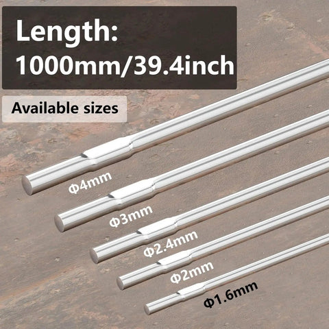 ER4047 Aluminum Welding Rod 1m High Silicon Filler Wire for Cast Aluminum 6061 6063 TIG MIG with Argon Shielding 1.6mm in size