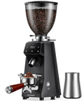 64mm Burr Coffee Grinder For Home Barista Use With Commercial Grade Precision And 100 Grind Settings Die Cast Aluminum Housing