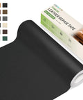 Leather Repair Tape Self Adhesive Patch Kit 16 By 80 Inches For Furniture Couches Car Seats Cabinets And Handbags Black Litchi Grain