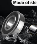 Rear Wheel Axle Shaft Bearing Fits Toyota SUVs And Pickups, 4Runner 1984-2001, made of steel, shown on rocky surface