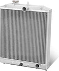 3 Row 60mm Full Aluminum Radiator For Honda Civic Del Sol Integra With Manual Transmission Only 1992 To 2001 front view