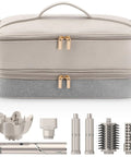 Travel Hair Dryer Case With Double Layer Storage Fits Revlon And Most 110V Dryers Flexstyle Airwrap Fusion Brush And Styling Tools