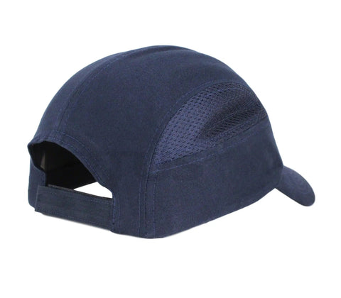 Lightweight Safety Bump Cap With Baseball Style Protection Black Vented Design Keepin It Cool Removable Inner Shell With Foam Padding Adjustable Hook And Loop Strap One Size Fits All EN 812 Certified Washable Outer Shell