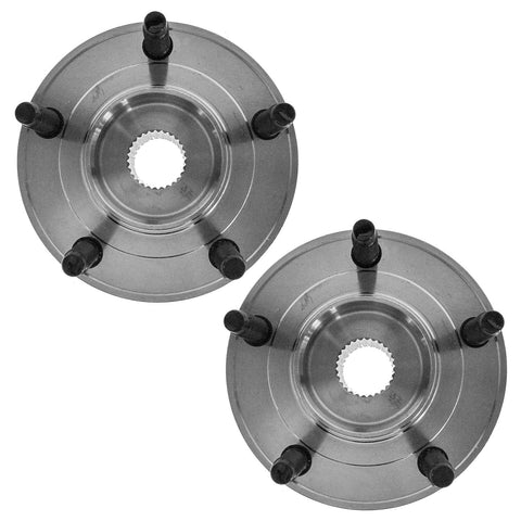 Top view of Two Piece Front Wheel Bearing And Hub Kit For Ford Escape Mazda Tribute And Mercury Mariner 2001 2012 2001 2011 2005 2011 Driver Side And Passenger Side Replacement Set No Hassle Install