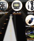 Remote Spotlight For Trucks With 360 Degree Rotation 50W LED Marine Search Light Auto Reset Magnetic Mount 12V 24V view