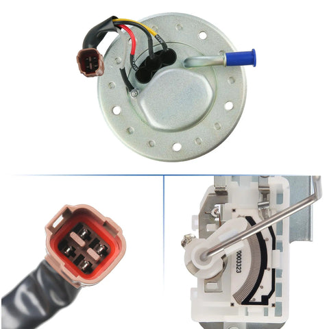 Hayabusa Fuel Pump Replacement For GSX1300R GSX1300RZ 2001 2007 4 Pin OE Style Part 15100-24FA0 15100-24FB0 shown with connectors