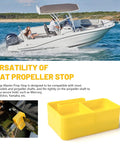 Prop Stop Replacement For Boat Propeller Removal Durable Marine Grade Nylon Block Rustproof Yellow Prop Stop