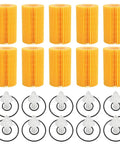 10 Piece Engine Oil Filter Kit Fits Toyota 4Runner 2010-2024 Tundra 2011-2014 FJ Cruiser 2010-2014 GS300 GS350 GS460 LS460 IS250 IS350 Replacement 04152-38010 04152-0R010 with filters and seals displayed