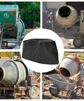 All Weather Heavy Duty Cement Mixer Cover Built Tough With Waterproof Oxford Fabric Shield Dustproof Rain Guard For Road Repair And Construction Sites Portable Mud Mixer Protector To Keep Equipment Clean