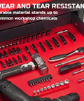 Tool Box Liner 16 Inch Wide By 18 Feet Long Heavy Duty Rubber Mat For Drawer Rolling Tool Chest Cabinet And Workbench Grippy Anti Slip Pad Keeps Tools From Sliding Scratching And Spills Red