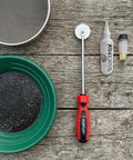 Ultimate Hand Held Magnetic Pickup Tool For Gold Prospecting And Black Sand Separation With Five Strong Magnets To Filter Pay Dirt Fast And Isolate Gold From Concentrates Effortlessly In Your Panning Kit, red handle