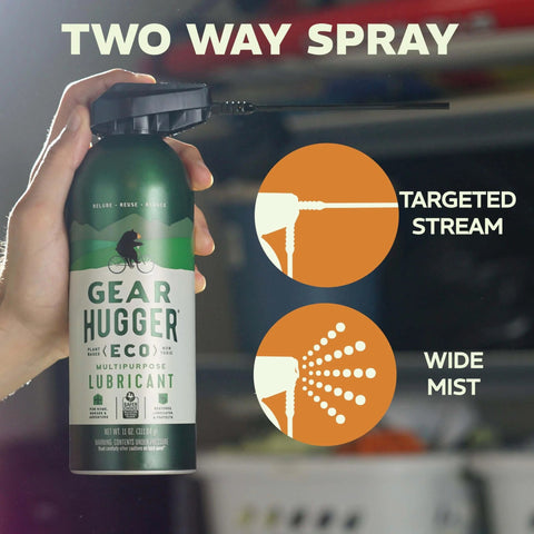 Multipurpose Lubricant And Degreaser For Garage Doors Hinges And Locks Plant Based Eco Friendly Petroleum Free PTFE Free Rust Remover Two Way Spray