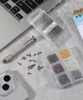 Handy Pin Vise Hand Drill Set For Resin Crafts And Jewelry Making, Includes 600 Small Screw Eye Hooks And 10 Drill Bit Sizes 0.8mm To 3.0mm