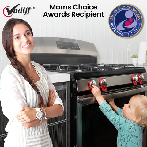 Kid Safe Stove Knob Locks For Gas And Electric Stoves Gray Silicone Safety Covers To Stop Toddlers And Pets From Turning On Burners