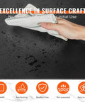 Hand cleaning Heavy Duty Pizza Steel Plate For Oven And Grill 16 By 14.5 By Three Eighths Inch Carbon Steel Preseasoned surface