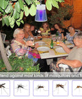 Rechargeable Mosquito Zapper Cordless USB Charge, 600V Grid With Safety Shield, 360 Degree Coverage, Purple Light Insect Killer for patio use