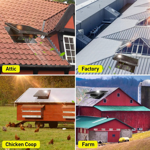 25 Watt Solar Roof Vent Fan With 8 Inch Removable Cover For Quick Attic Exhaust And Smooth Home Cooling Sun Driven Brushless Motor Blows Right Through Stuffy Air Like A Champ Nice Pick To Keep Your Workspace Chill
