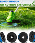 Replacement Spool For Weed Eater String 0.065 Inch 16 Ft Auto Feed Line For Cordless Trimmers Compatible With Greenworks 24V Models