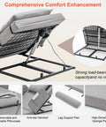 Big Power Electric Recliner Backrest With 300 Lbs Capacity shows adjustable angles, durable frame, and removable pillowcase.