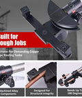 Rgvoc Hydraulic Tubing Bender Kit For 1/4 To 7/8 Inch Copper And Brass Pipe With 180 Degree Bend Tool showing machined alloy components.