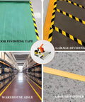 Slick Manual Floor Masking Tape Applicator For Warehouse Aisle Marking And Safe Zone Layout with floor tape in use.