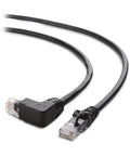 10Gbps Ready Cat 6 Right Angle Ethernet Cables Dual Pack 5 Foot Up And Down Angled RJ45 Patch Cables For Tight Spaces