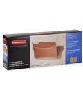 Unbreakable Single Pocket Wall File For Legal Size Docs Clear Mounts With Adhesive Tape and Screws in branded packaging