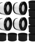 4 Pack Replacement HEPA Filters For DCV501HB And DCV5011H, No Fuss Quick Swap For 20V Cordless Handheld Vacuum, Includes Foam Sleeve Filters