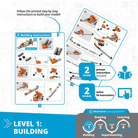Buoyancy Science STEAM Toy Kit For Ages 8 And Up Nonmotorized Construction Set building instructions and diagrams.