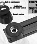 Anti Vibration Rubber Feet Set for 2020 Aluminum Extrusion Profile 16 Damper Pads with M4 T Nuts and Screws Fits 3D Printers Adds Stable Shock Absorption and Floor Protection for Smooth Quiet Printing, black rubber foot detail