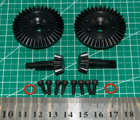 Traxxas E-Revo Diff Spiral Bevel Ring Gear Kit For 1/10 Summit RC Car Steel Differential Upgrade 5379X