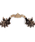 French Provincial Antique Brass Drawer Pull 6 Pack With 3 Inch Hole Centers For Dresser Nightstand Cabinets; ornate zinc alloy handle