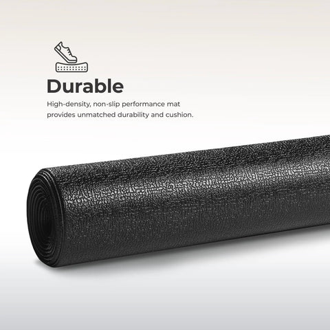 Heavy Duty Home Gym Floor Mat Non Slip EVA Foam Pad For Treadmills, Bikes, Ellipticals And Exercise Equipment, Absorbs Vibration, Prevents Scratches, Protects Floors, Available In Several Size Options