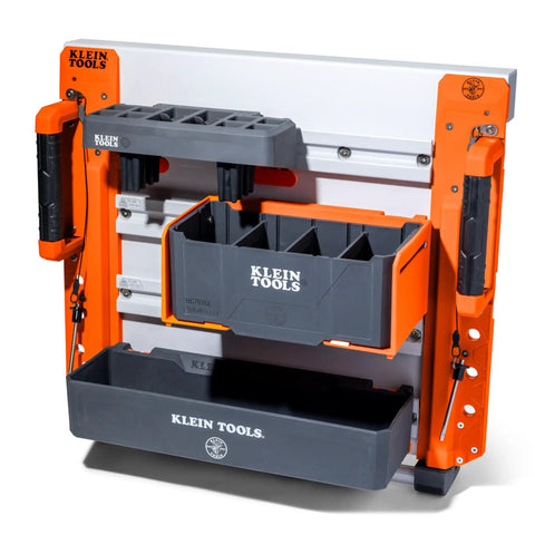Twenty Inch Wall Mount Tool Rack With Four Heavy Duty Rails Delivering Twenty Five Pounds Per Rail Built Nasty Tough For Man Lifts And Scissor Platforms Jobsite Ready