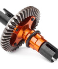 Beefed Up 40T Spool Set Upgrade Kit For HPI RS4 Sport 3 Series on-road RC cars, featuring anodized aluminum diff shaft and steel gear.